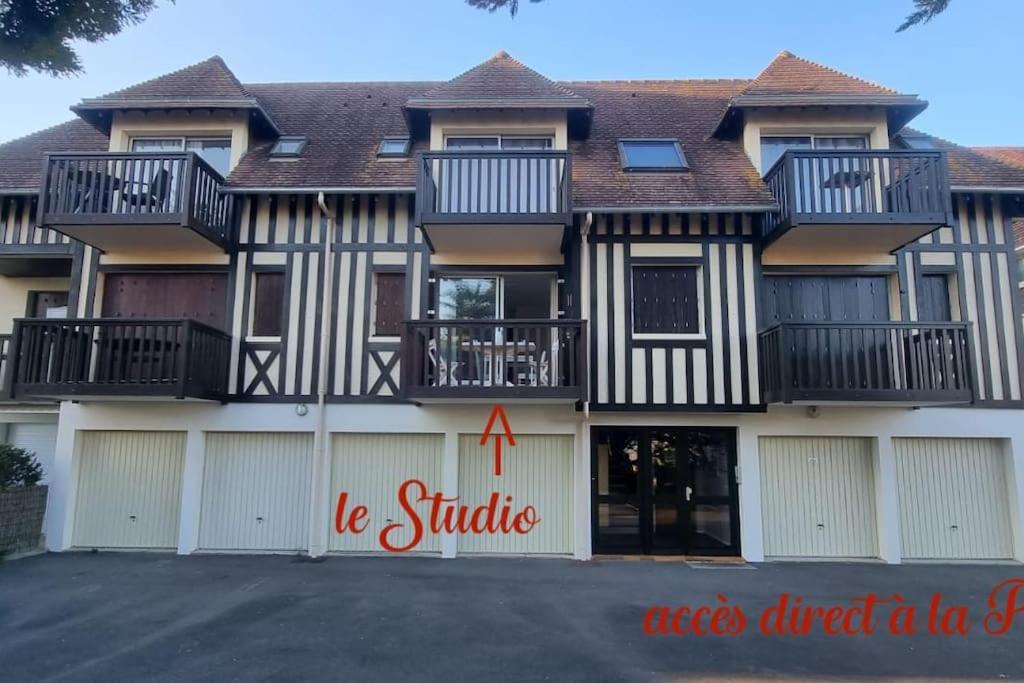 Studio Front De Mer Merville-Franceville-Plage Eksteriør billede